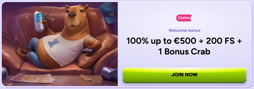 Spinbara Casino welcome bonus promotion
